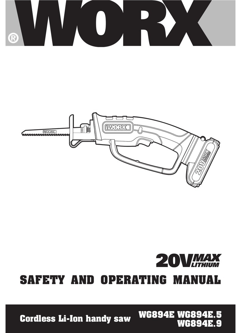 Worx WG894E Installation manual Worx WG894E Installation manual