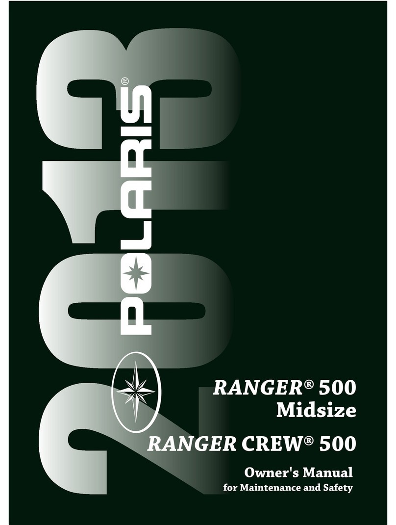 Polaris 2013 RANGER 500 Midsize User manual