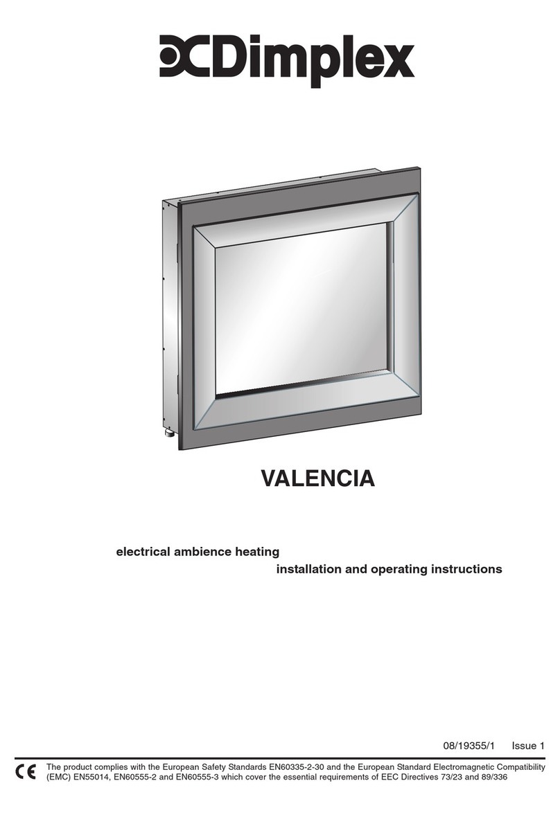 Dimplex Valencia User manual