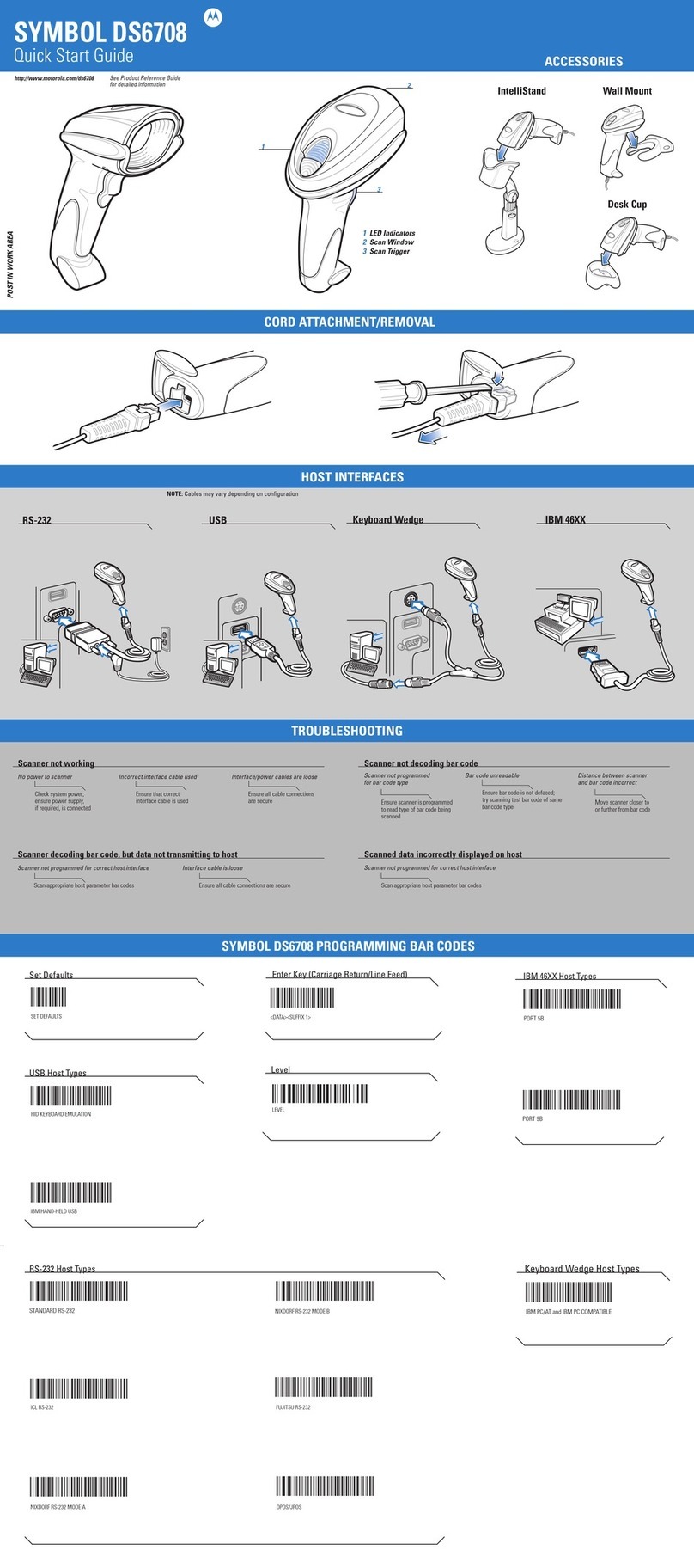 Symbol Symbol DS6708 User manual Symbol Symbol DS6708 User manual