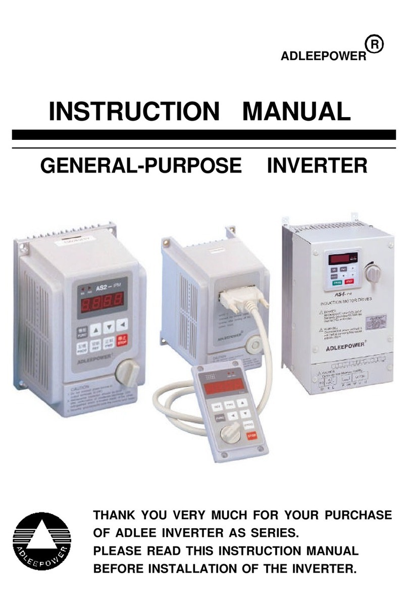 Adlee Powertronic Adleepower AS1 instruction manual