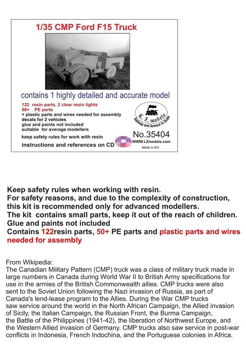 LZ Models Ford F15 User manual