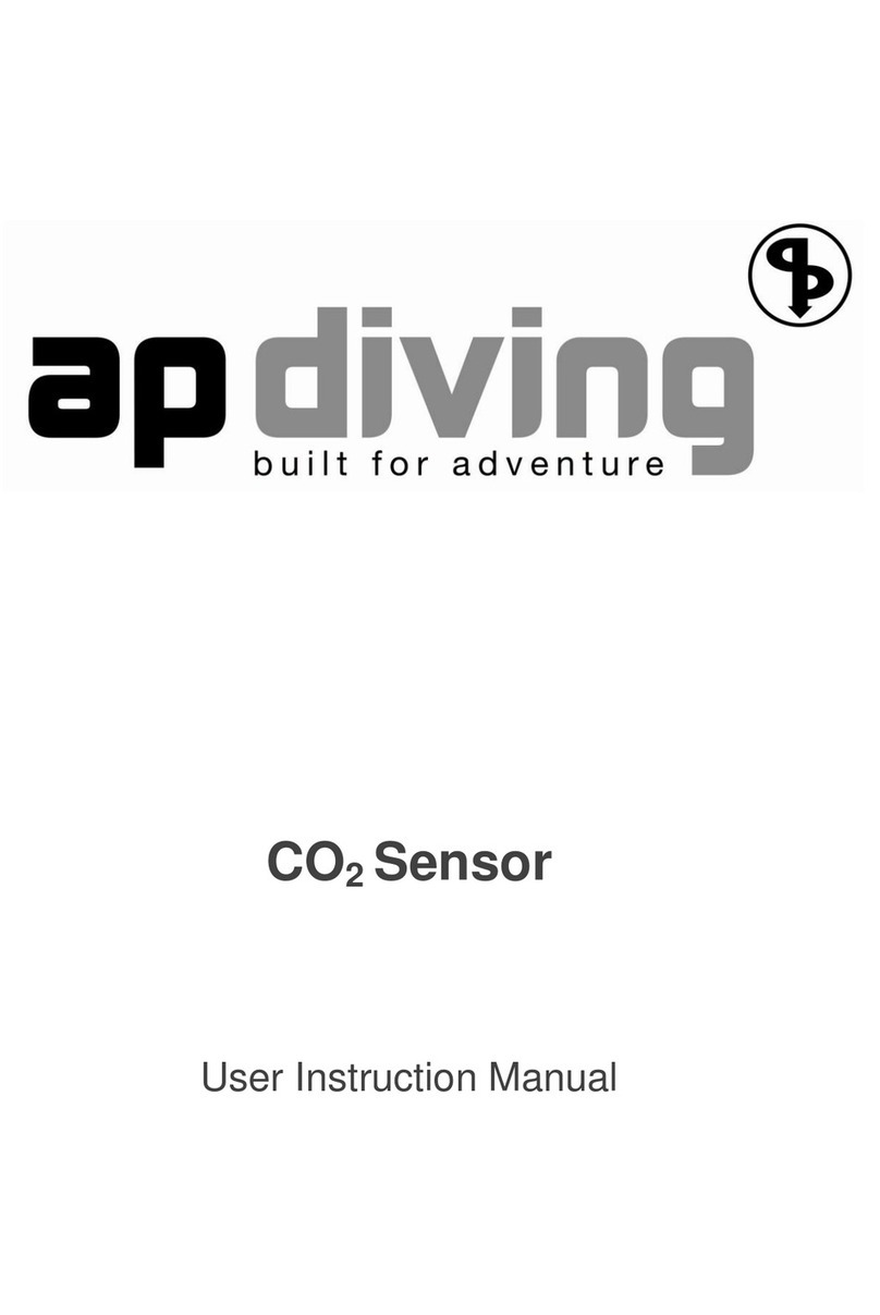 AP Diving CO2 Sensor User instruction manual