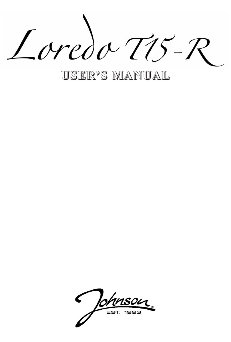 Johnson Loredo T15-R user manual