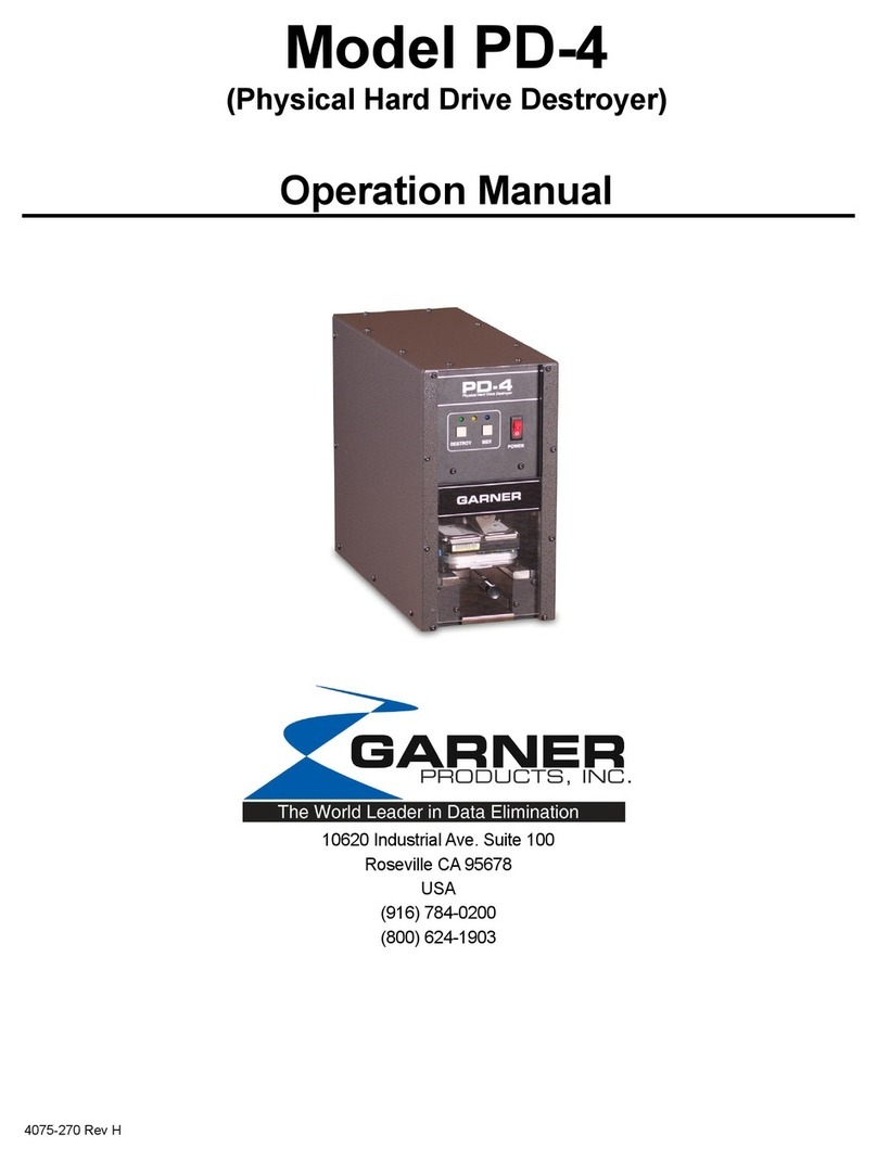 Garner PD-4 Operation manual