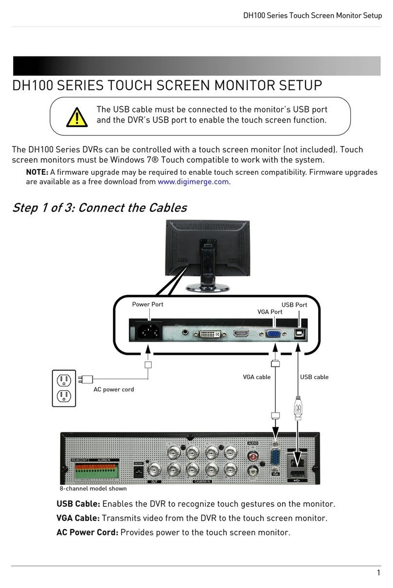 Digimerge DH100 Series User guide