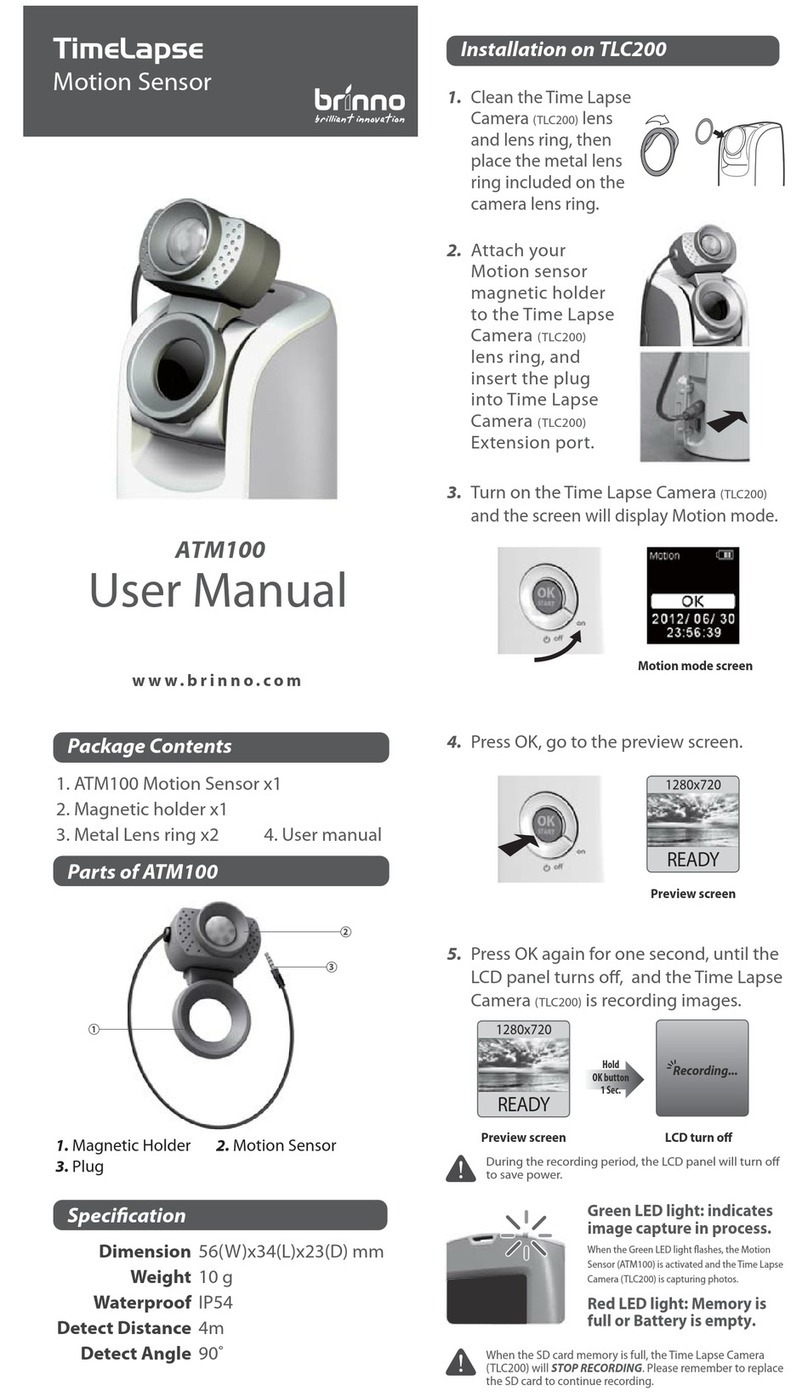 Brinno TimeLapseATM100 user manual
