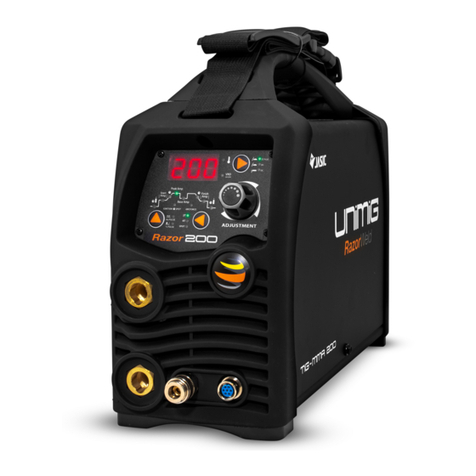 Uni-Mig KUMJRRW200DC User manual