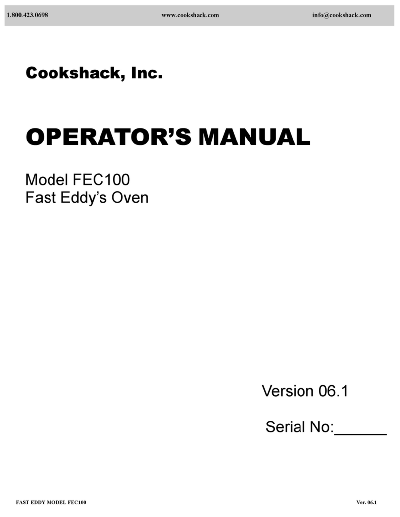 Cookshack FEC100 User manual
