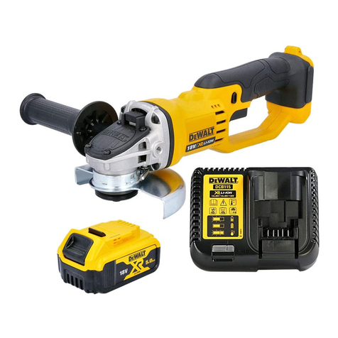 DeWalt XR LI-ION DCG412 instruction manual