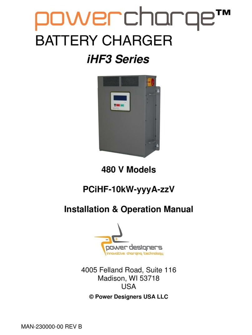 Power Designers PowerCharge iHF3 series Installation & operation manual