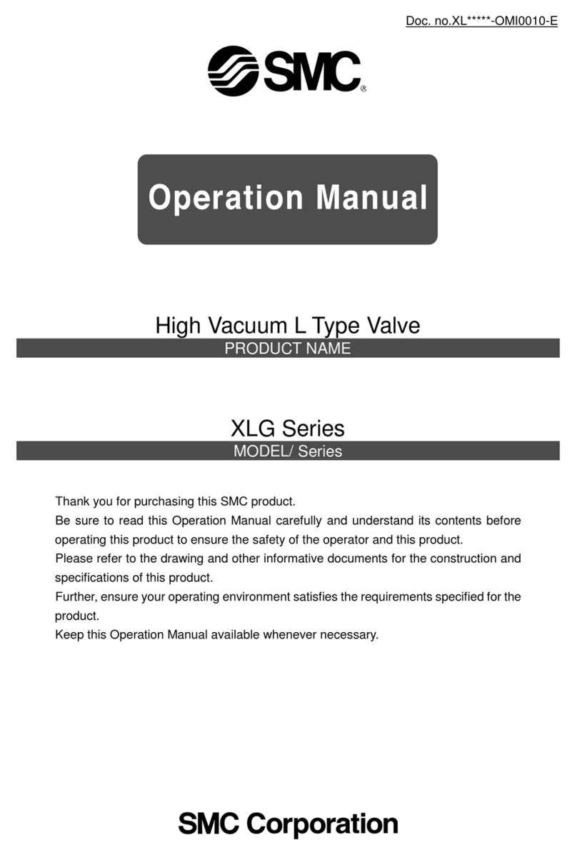 SMC Networks XLG Series Operation manual
