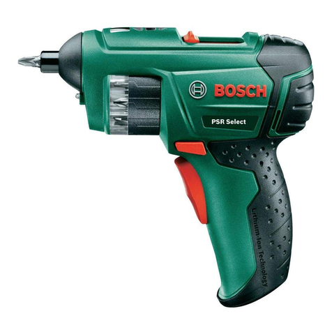Bosch PSR Select WEU Original instructions