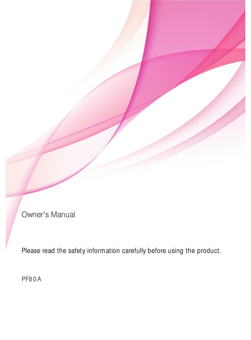 LG PF80A User manual