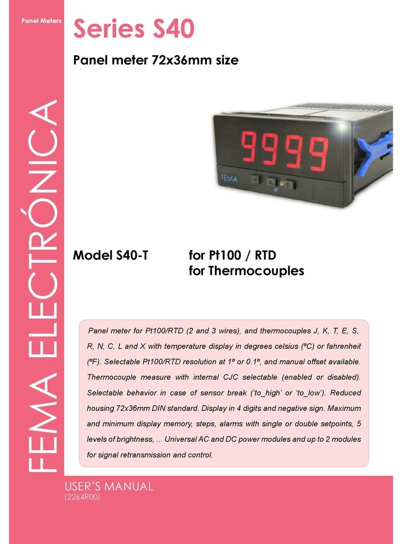 Fema S40-T user manual