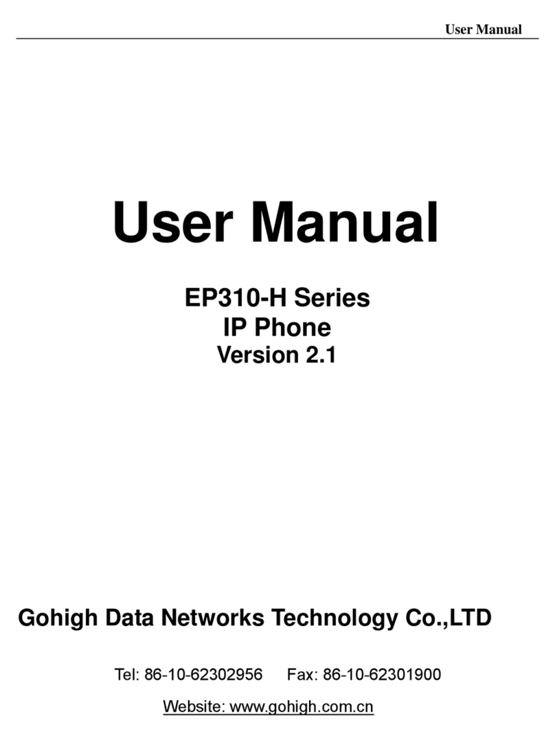 GoHigh EP310-H Series user manual
