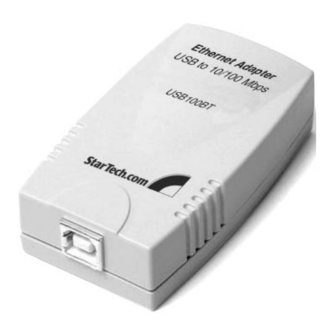 StarTech.com USB100BT User manual StarTech.com USB100BT User manual