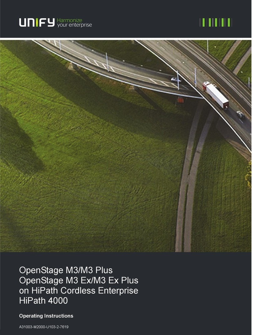 Unify OpenStage M3 EX User manual