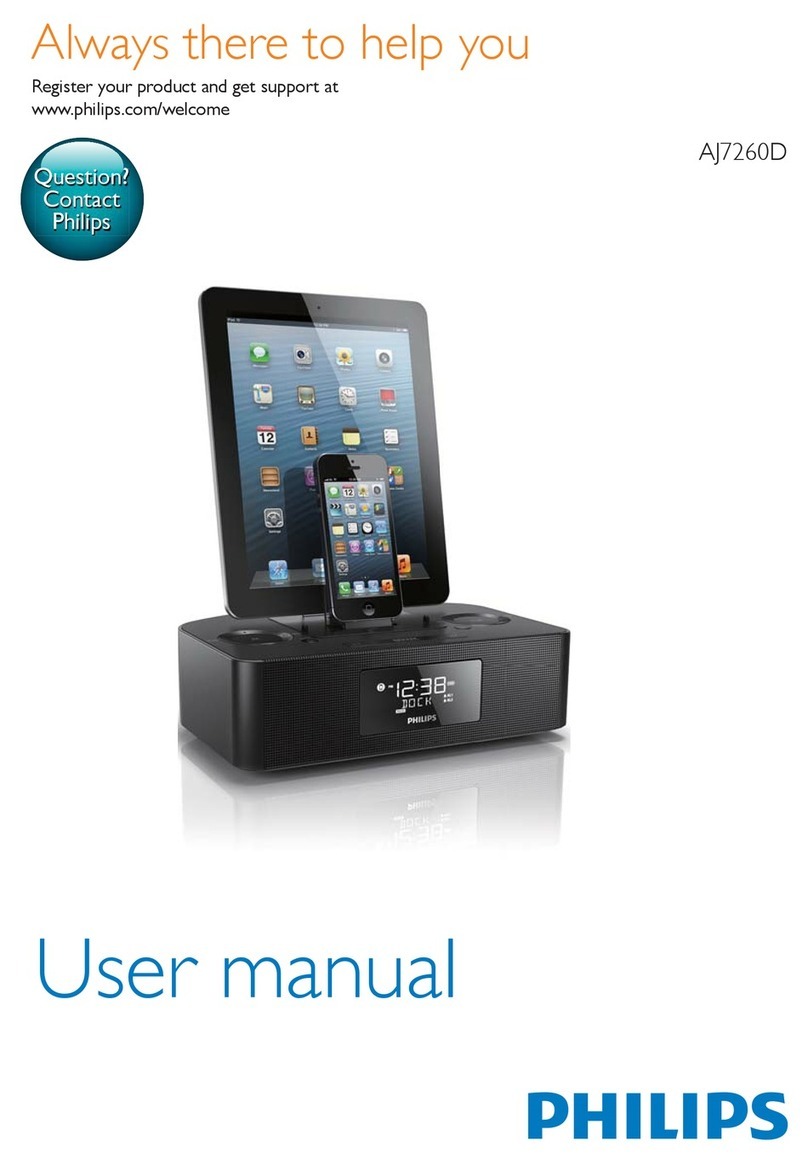 Philips AJ7260D User manual