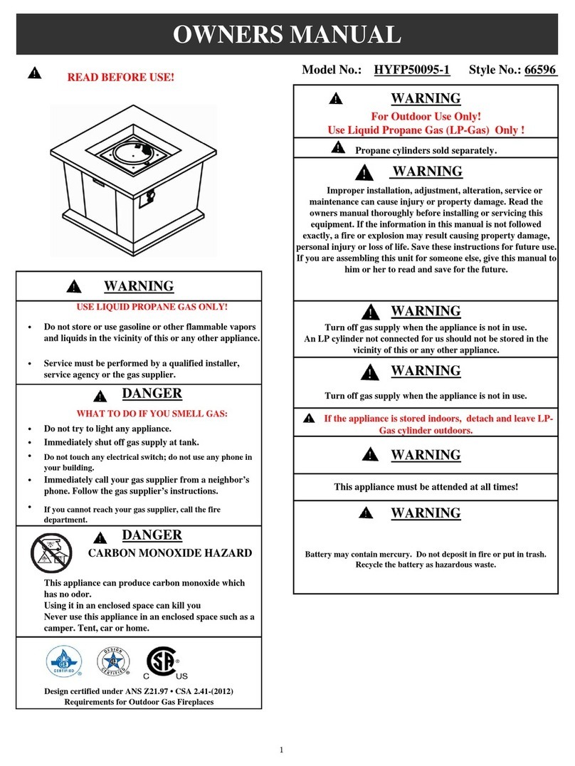 HOMEDEPOT HYFP50095-1 owner's manual