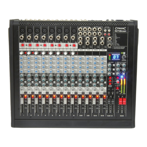 Citronic M16DSP User manual
