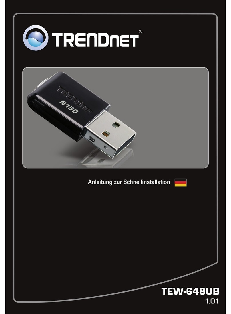 TRENDnet TEW-648UB - 150Mbps Mini Wireless N USB 2.0... user manual