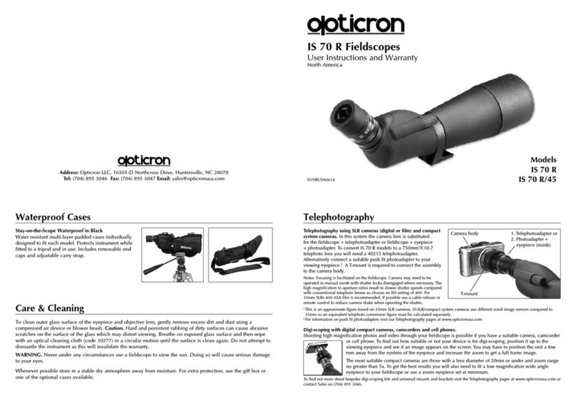 Opticron IS 70 R User manual
