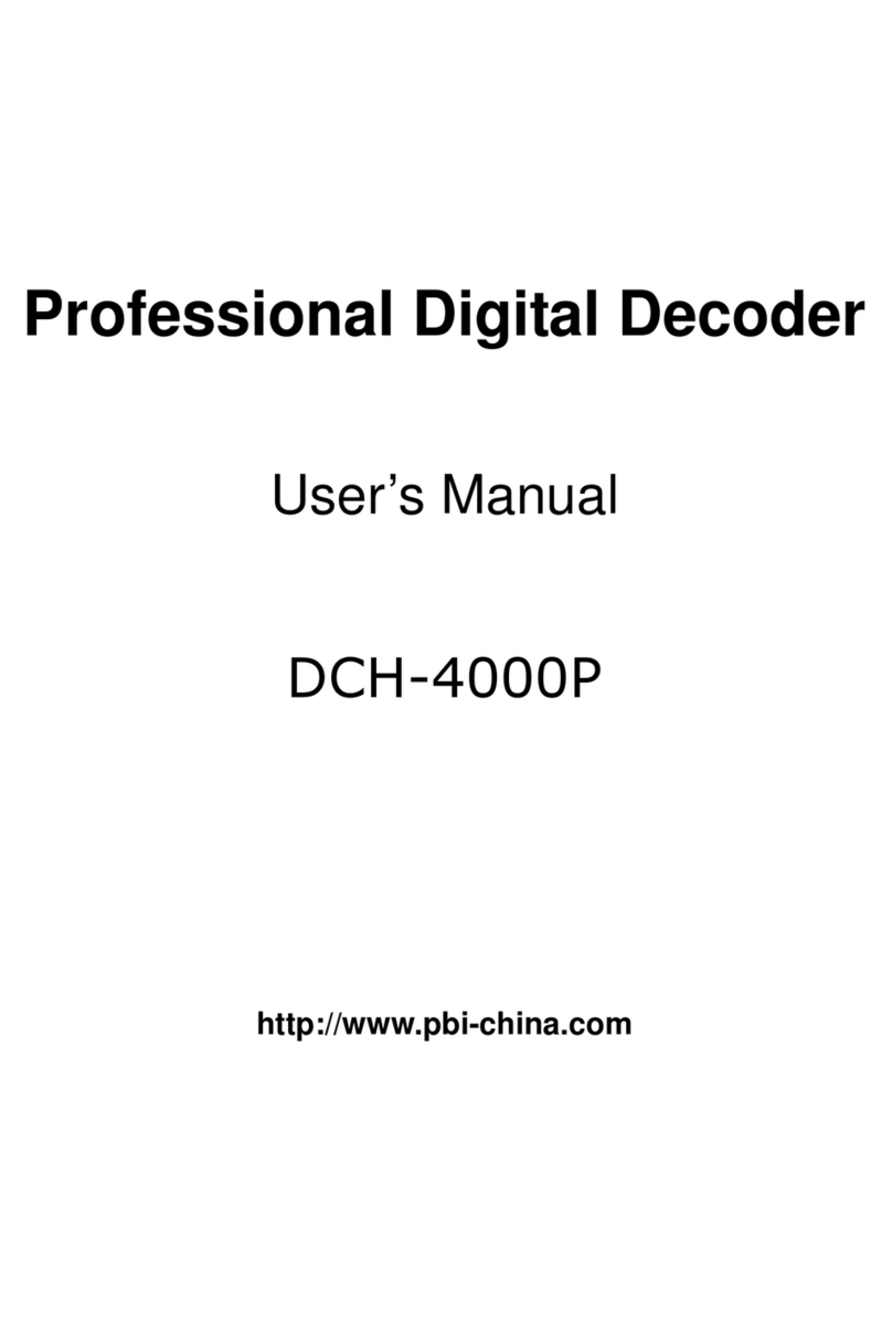 PBI DCH-4000P user manual