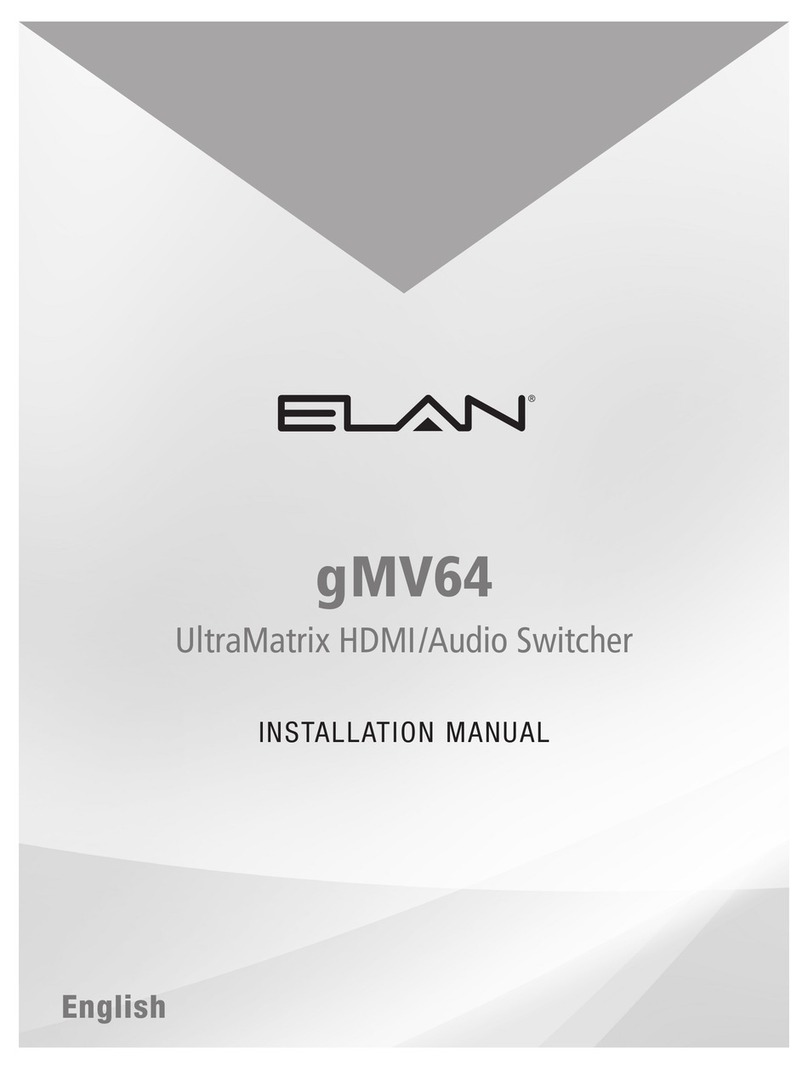 Elan GMV64 installation manual