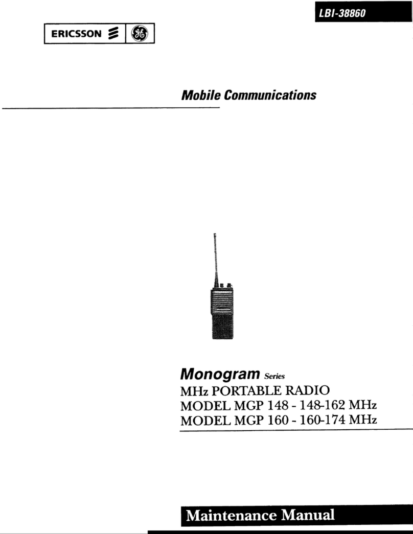 Ericsson MGP 148 User manual
