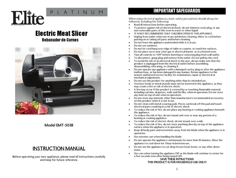 Elite EMT-503B User manual Elite EMT-503B User manual