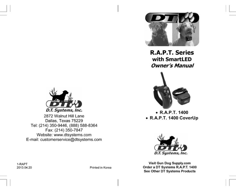 D.T. System R.A.P.T. 1400 owner's manual