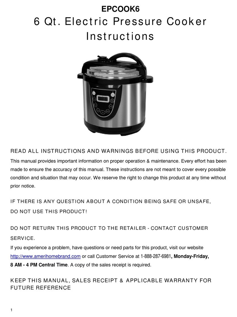 Amerihome EPCOOK6 instructions