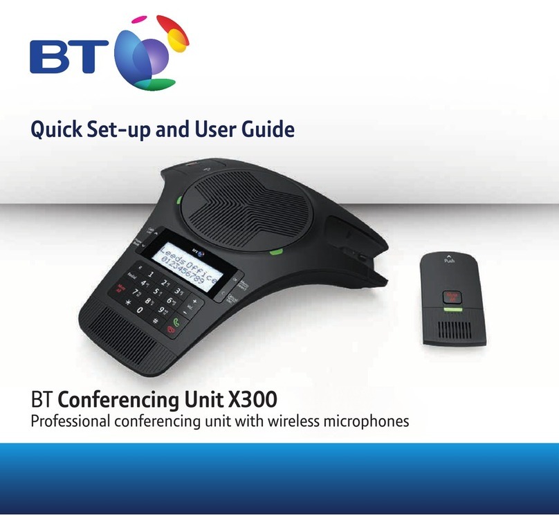 BT X300 Quick setup and user guide