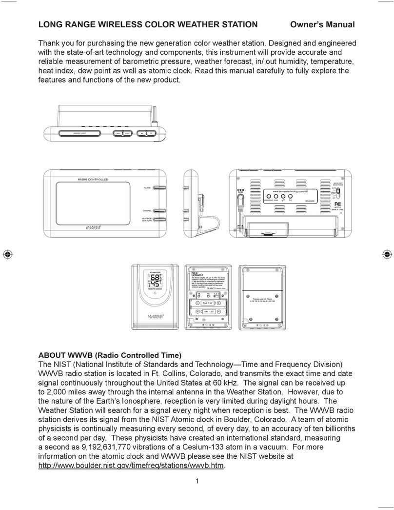 La Crosse Technology TX-440-TH owner's manual