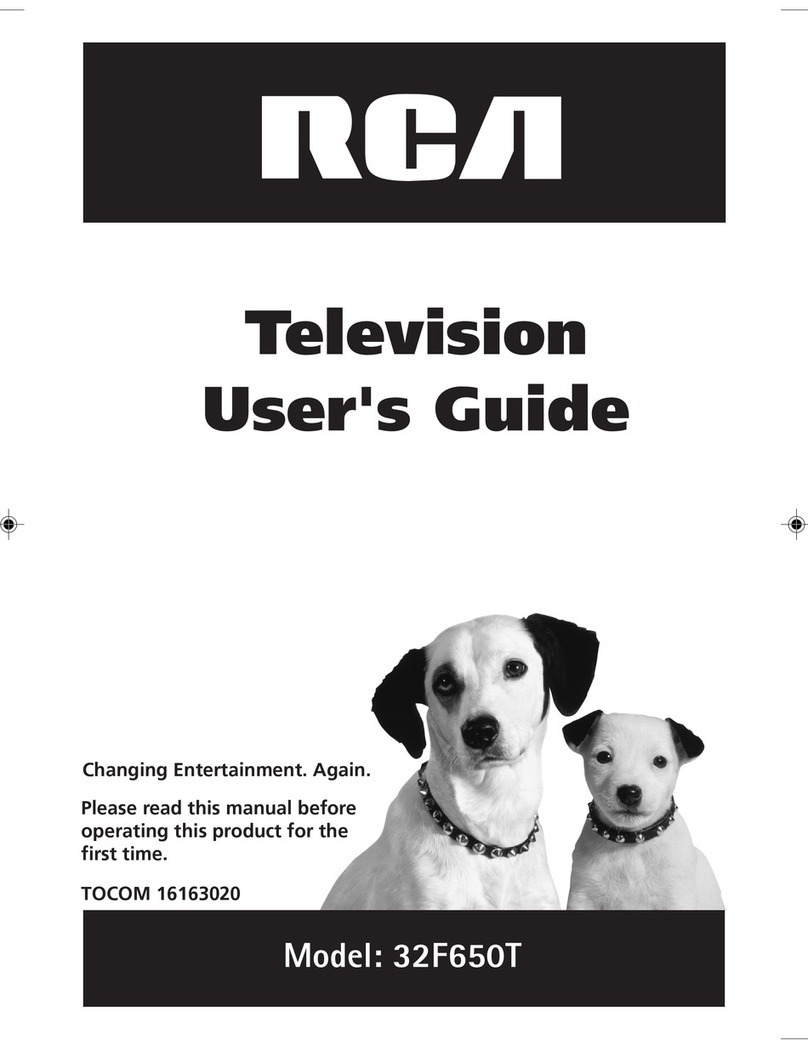 RCA 32F650T User manual