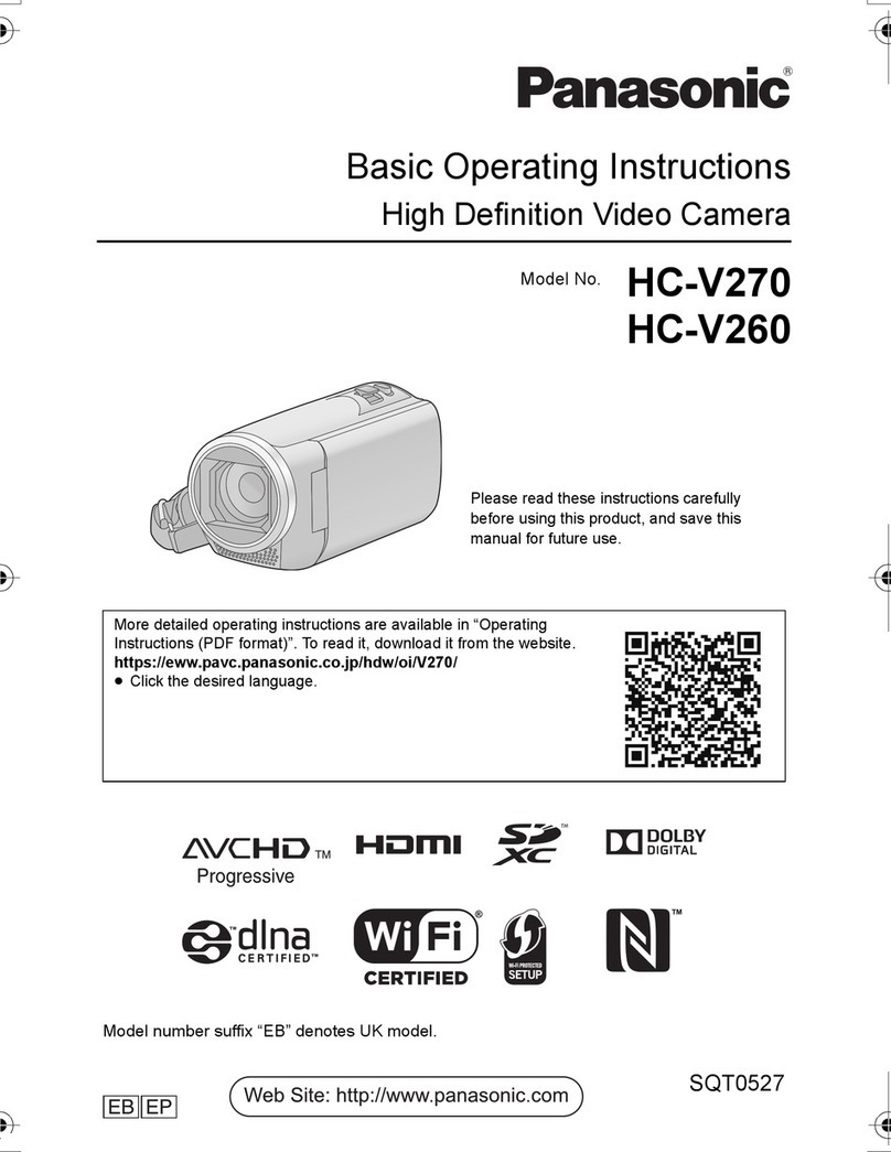 Panasonic HC-V270 operating instructions