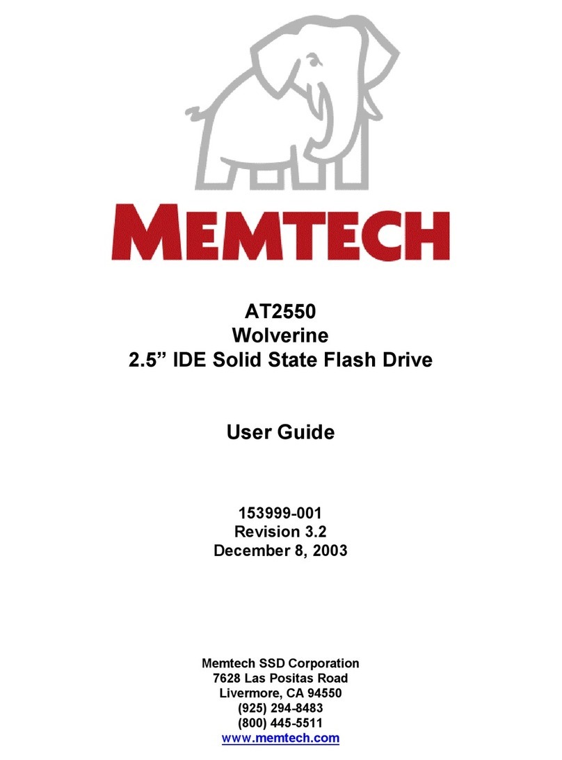 Memtech wolverine AT2550 user guide