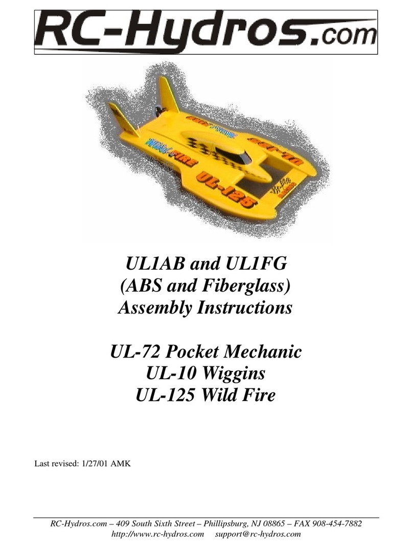 RC-Hydros UL1AB Assembly instructions