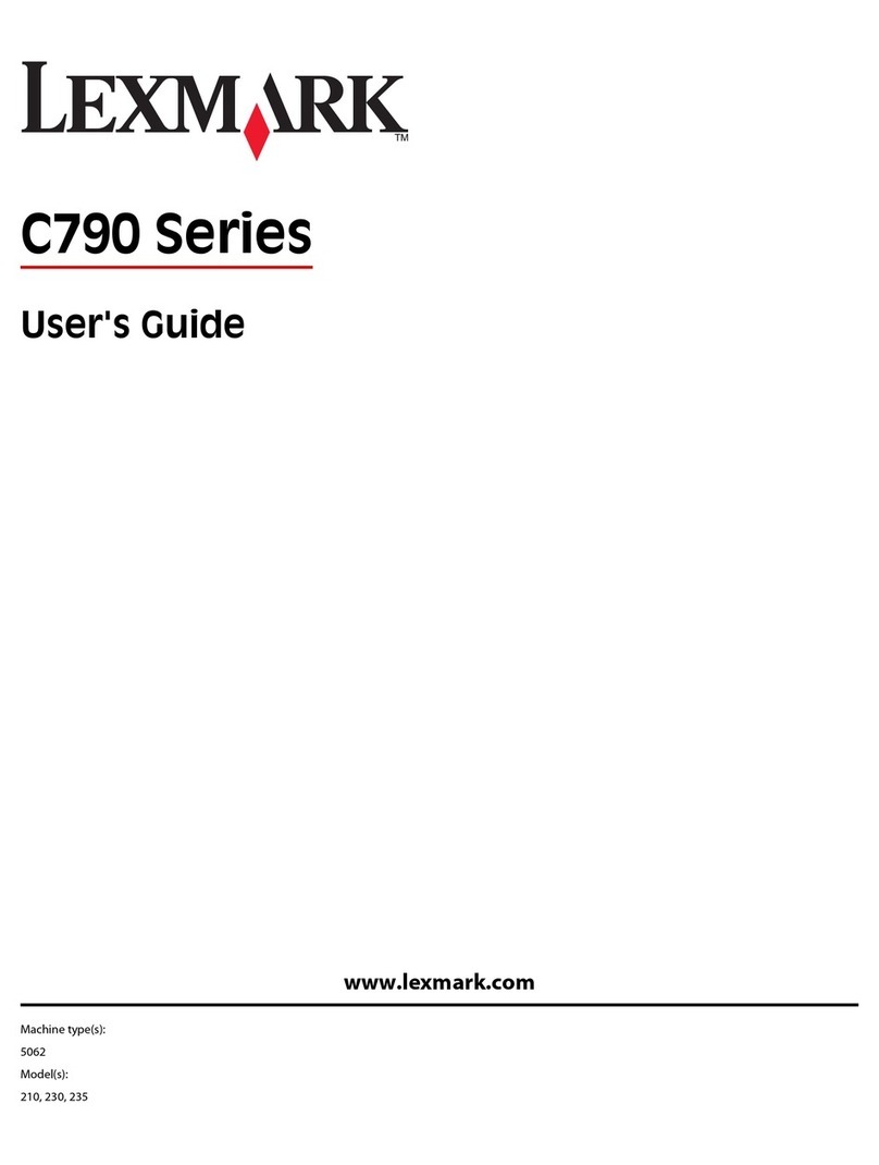 Lexmark C790 series User manual