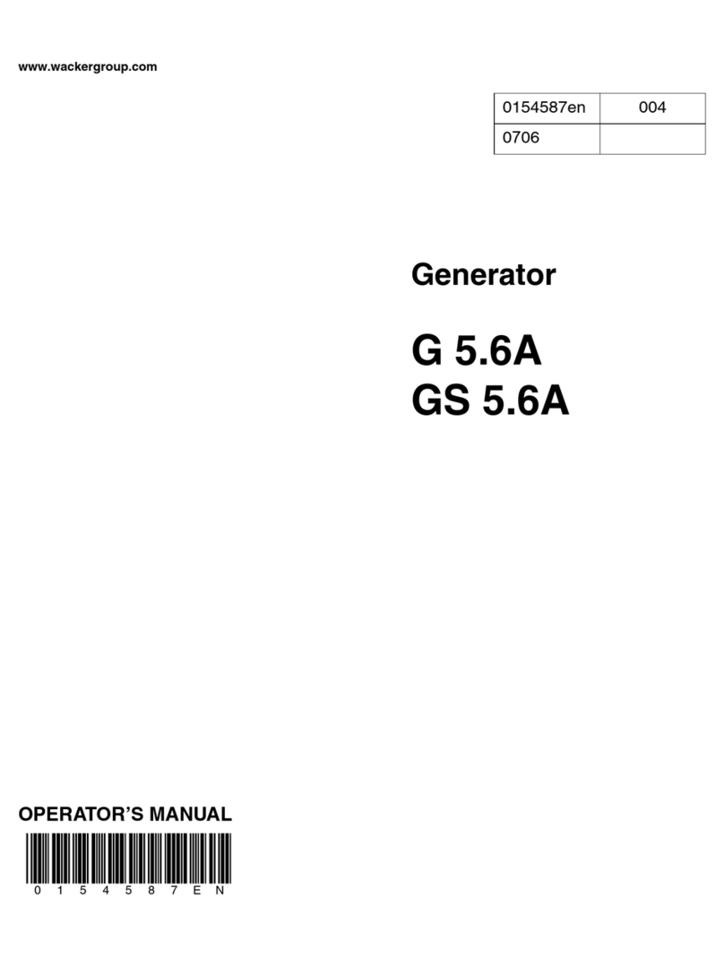 Wacker Neuson GS 5.6A User manual