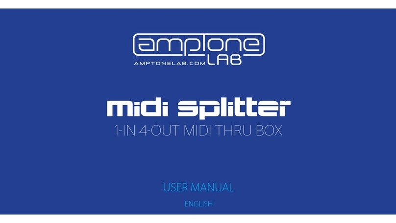 Amptone Lab Midi splitter user manual