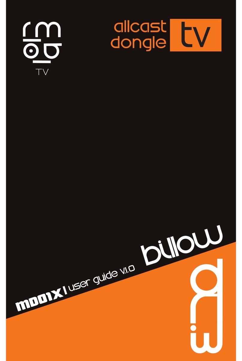 Billow MD01X user guide Billow MD01X user guide