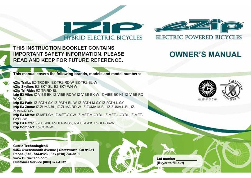Currie tech eZip Trailz User manual