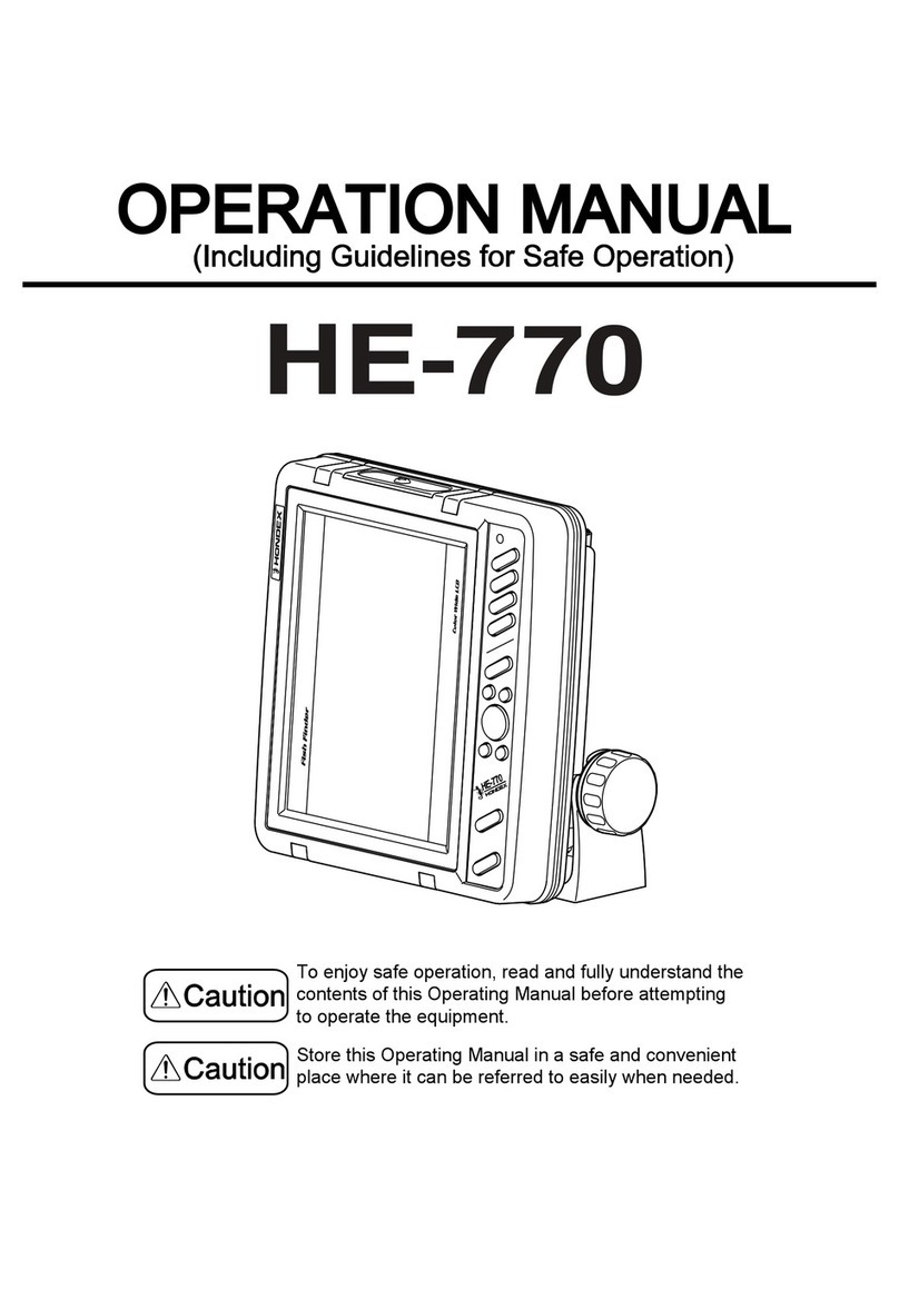 EchomasterMarine HE-770 Operation manual