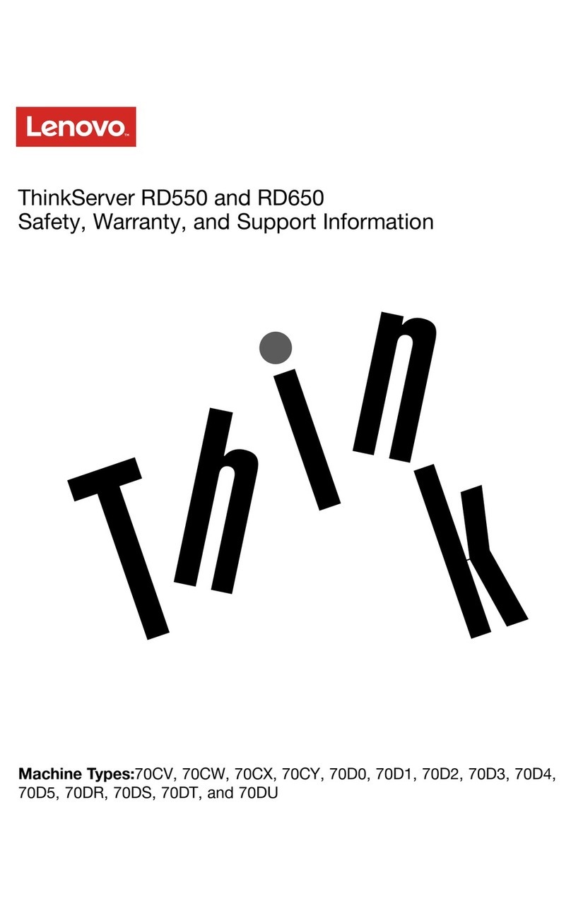 Lenovo ThinkServer RD550 Reference guide Lenovo ThinkServer RD550 Reference guide