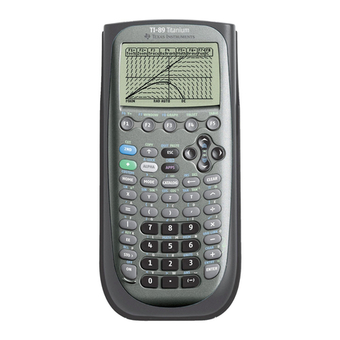 Texas Instruments Titanium TI-89 Product information sheet