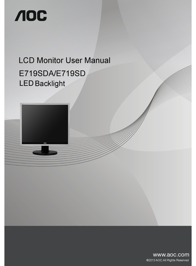 AOC E719SDA User manual