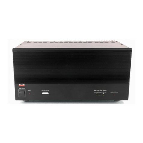 Adcom GFA-585 User manual Adcom GFA-585 User manual