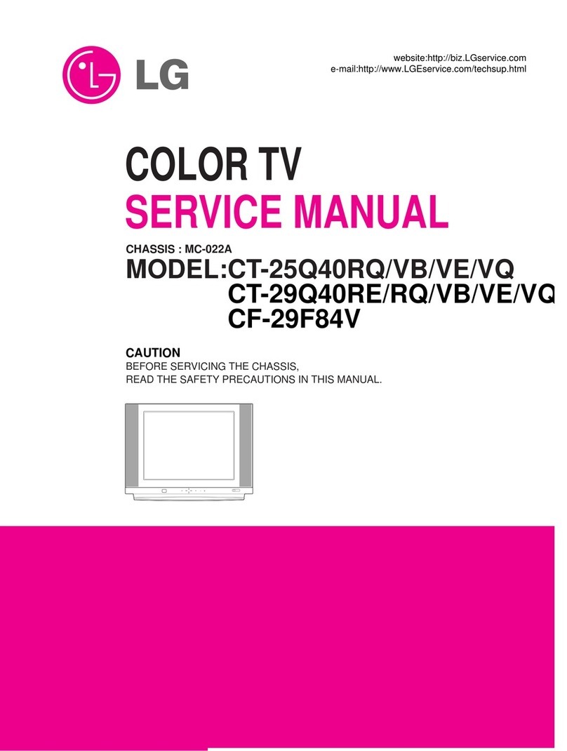 LG CT-25Q40RQ Service manual